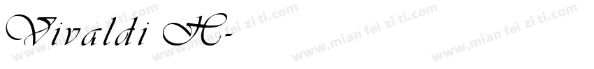 Vivaldi H字体转换